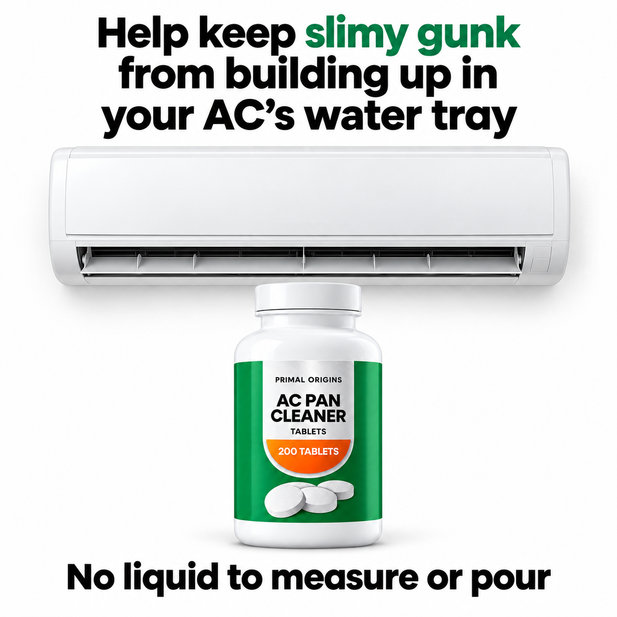 AC water tray care