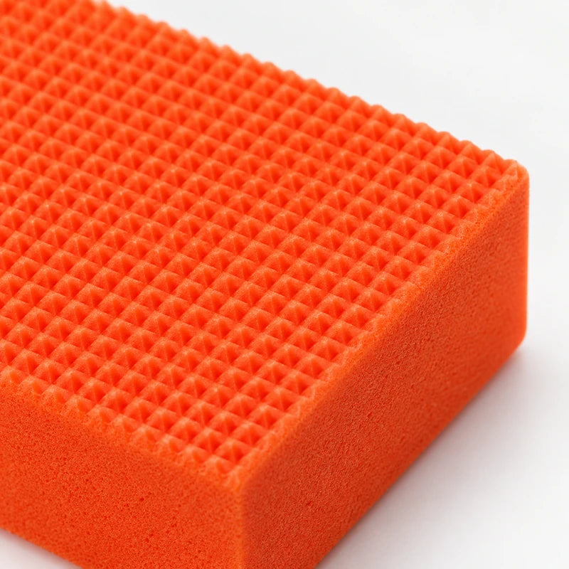 Reusable orange pad holder
