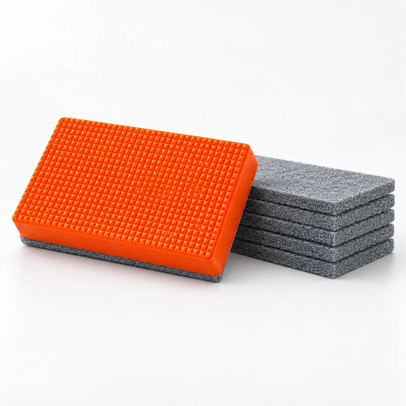 Holder and replacement cleaning pads